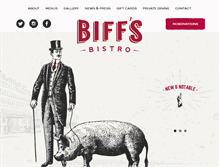 Tablet Screenshot of biffsbistro.com